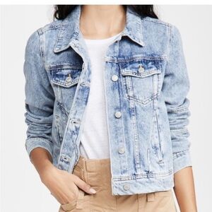 Free people Rumors Denim Jena Blue Women's Jacket acid wash S